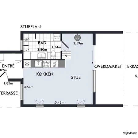 펜션 Charming Older Two-storey With Annex, Covered Terrace And Large Garden Close To The Beach, Forest And The Cosy Harbour Town Of 에벨토프트